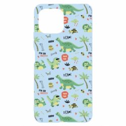 Чехол для Xiaomi Mi11 Lite Little Dinosaurs - PrintSalon
