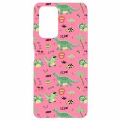 Чехол для Xiaomi Redmi Note 10 Pro Little Dinosaurs - PrintSalon