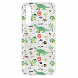 Чехол для Realme 6 Little Dinosaurs - PrintSalon