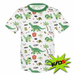 Детская 3D футболка Little Dinosaurs - PrintSalon
