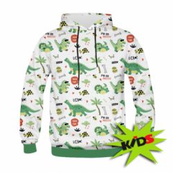 Детское 3D худи Little Dinosaurs - PrintSalon