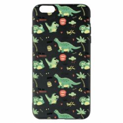 Чехол для iPhone 6 Plus/6S Plus Little Dinosaurs - PrintSalon
