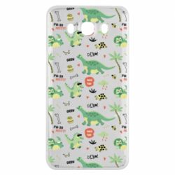 Чехол для Samsung J7 2016 Little Dinosaurs - PrintSalon