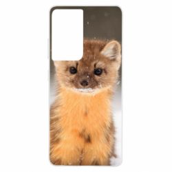 Чохол для Samsung S21 Ultra Little marten - PrintSalon
