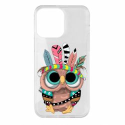 Чехол для iPhone 14 Pro Max Little owl with feathers - PrintSalon