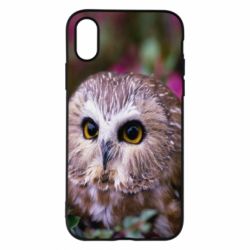 Чехол для iPhone X/Xs Little owl - PrintSalon