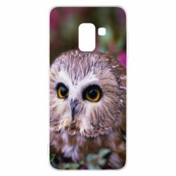 Чехол для Samsung A8 2018 Little owl - PrintSalon