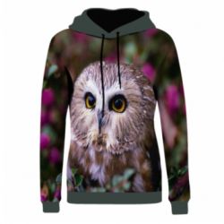 Жіноче 3D худі Little owl-PrintSalon Жіноче 3D худі Little owl