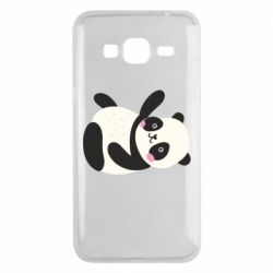 Чехол для Samsung J3 2016 Little panda - PrintSalon