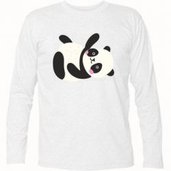 Футболка с длинным рукавом Little panda - PrintSalon