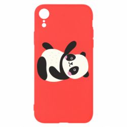 Чехол для iPhone XR Little panda - PrintSalon