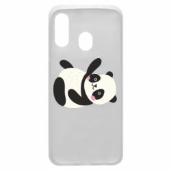 Чехол для Samsung A40 Little panda - PrintSalon