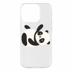 Чехол для iPhone 14 Pro Little panda - PrintSalon