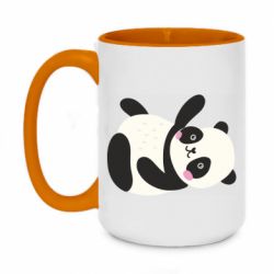 Чашка двухцветная 420ml Little panda - PrintSalon
