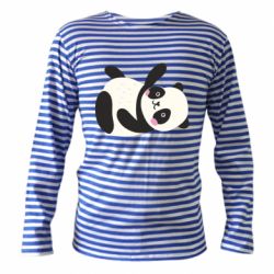 Тельняшка с длинным рукавом Little panda - PrintSalon
