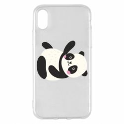 Чехол для iPhone X/Xs Little panda - PrintSalon