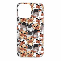 Чохол для iPhone 14 Pro Max Little puppies - PrintSalon