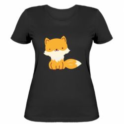 Женская футболка Little red fox - PrintSalon
