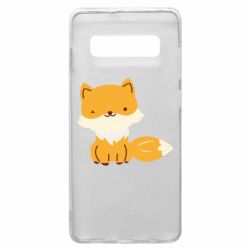 Чехол для Samsung S10+ Little red fox - PrintSalon