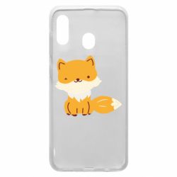 Чехол для Samsung A20 Little red fox - PrintSalon