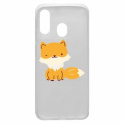 Чехол для Samsung A40 Little red fox - PrintSalon