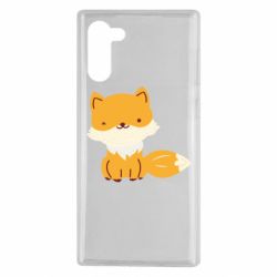 Чехол для Samsung Note 10 Little red fox - PrintSalon