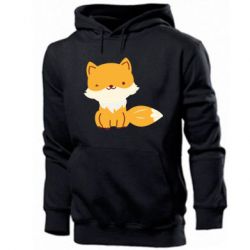 Мужское худи Little red fox - PrintSalon
