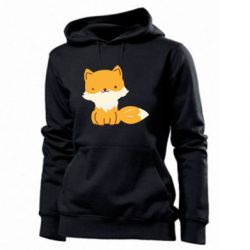 Женское худи Little red fox - PrintSalon