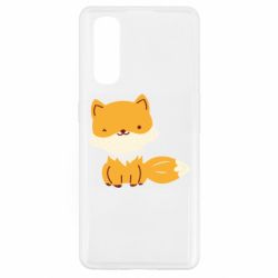 Чехол для Oppo Find X2 Little red fox - PrintSalon
