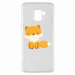 Чехол для Samsung A8+ 2018 Little red fox - PrintSalon