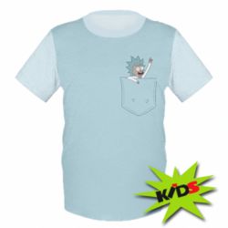 Дитяча 3D футболка Little rick in your pocket - PrintSalon