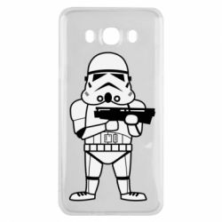 Чехол для Samsung J7 2016 Little Stormtrooper - PrintSalon
