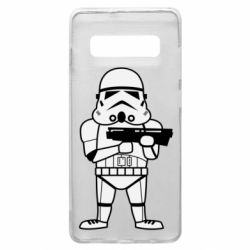 Чехол для Samsung S10+ Little Stormtrooper - PrintSalon