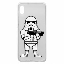 Чехол для Samsung A10 Little Stormtrooper - PrintSalon