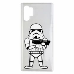 Чехол для Samsung Note 10 Plus Little Stormtrooper - PrintSalon