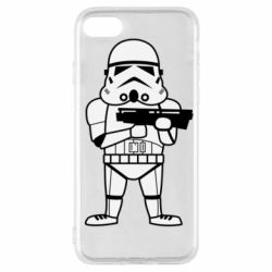 Чехол для iPhone SE 2020 Little Stormtrooper - PrintSalon