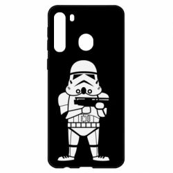 Чехол для Samsung A21 Little Stormtrooper - PrintSalon