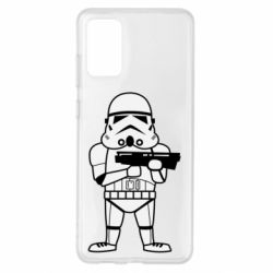 Чехол для Samsung S20+ Little Stormtrooper - PrintSalon