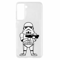 Чехол для Samsung S21 Little Stormtrooper - PrintSalon