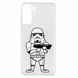 Чехол для Samsung S21+ Little Stormtrooper - PrintSalon