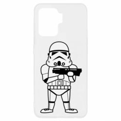 Чехол для Oppo Reno 5 Lite Little Stormtrooper - PrintSalon