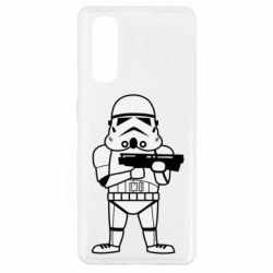 Чехол для Oppo Find X2 Little Stormtrooper - PrintSalon