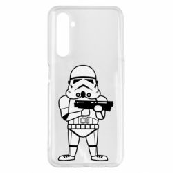 Чехол для Realme 6 Pro Little Stormtrooper - PrintSalon