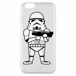 Чехол для iPhone 6/6S Little Stormtrooper - PrintSalon