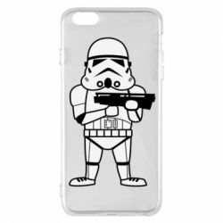 Чехол для iPhone 6 Plus/6S Plus Little Stormtrooper - PrintSalon