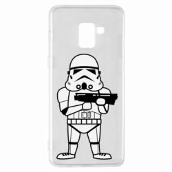 Чехол для Samsung A8+ 2018 Little Stormtrooper - PrintSalon