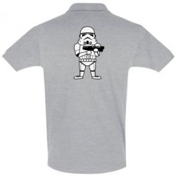 Мужское поло Little Stormtrooper - PrintSalon