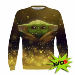 Дитячий 3D світшот Little Yoda - PrintSalon