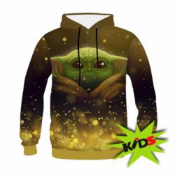 Дитяче 3D худі Little Yoda