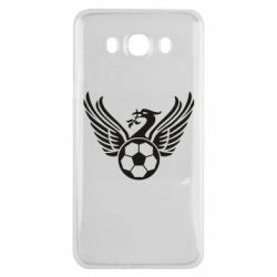 Чехол для Samsung J7 2016 Liverpool and soccer ball - PrintSalon